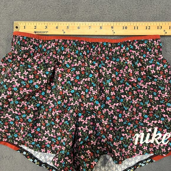 Nike 10K Femme Running Shorts Black Red Dri-FIT Activewear Womens Size Small - Picture 4 of 7